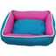 Cama Cuna Cuadrada Bicolor Reversible T2 55x45  Turquesa/Rosa, , large indicador imagen numero 3