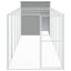 vidaXL Caseta perro corral acero galvanizado gris claro 165x1271x181cm, , large indicador imagen numero 25