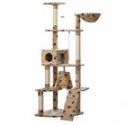 Rascador gimnasio para gatos color Beige Huellas, , large image number null