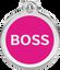 Placa identificativa Acero Inoxidable Boss Rosa Fuerte para perros, , large indicador imagen numero 5