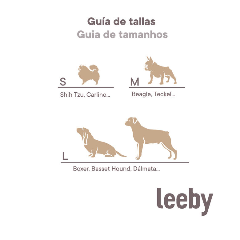 Leeby Cuna Desenfundable Beige para perros thumbnail
