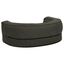 Vidaxl sofá acolchado ovalado con cojín gris oscuro para perros, , large indicador imagen numero 8