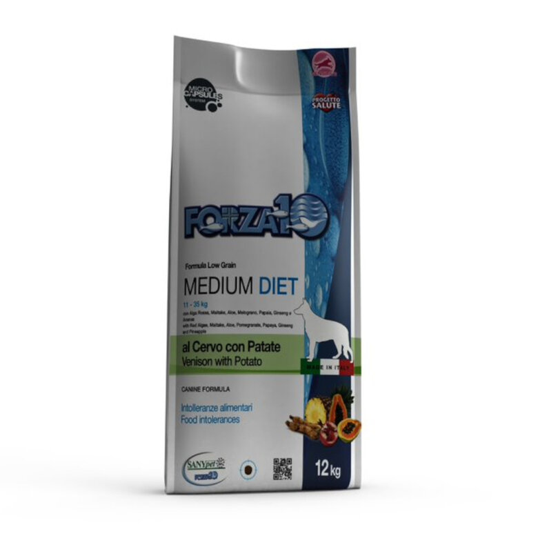 Forza 10 Medium Diet Venado con Patata pienso para perros, , large image number null