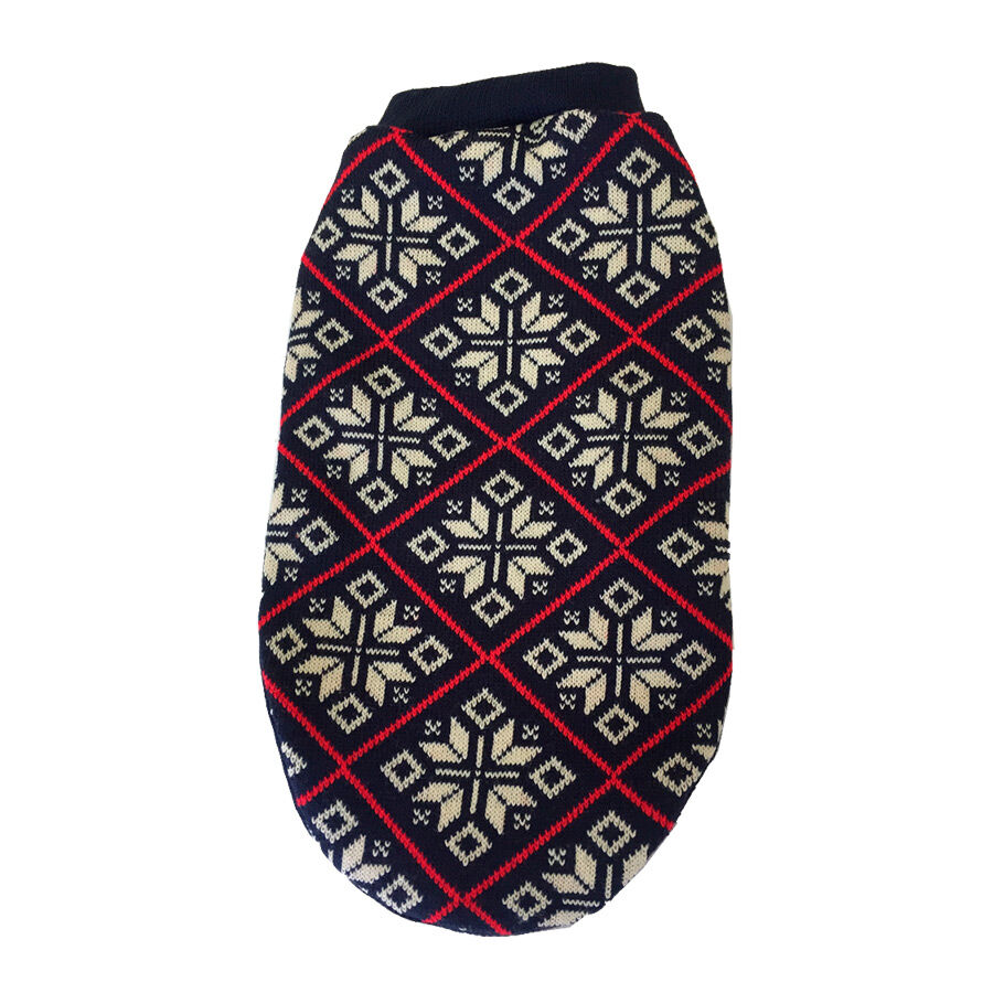 Outech Jersey Estampado Copos de Nieve para perros, , large Imagen numero 3