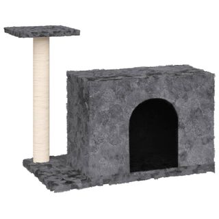 VidaXL Rascador pequeño con cueva y sisal para gatos