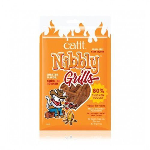 Snack Nibbly Grills para gatos sabor Langosta y Pollo thumbnail