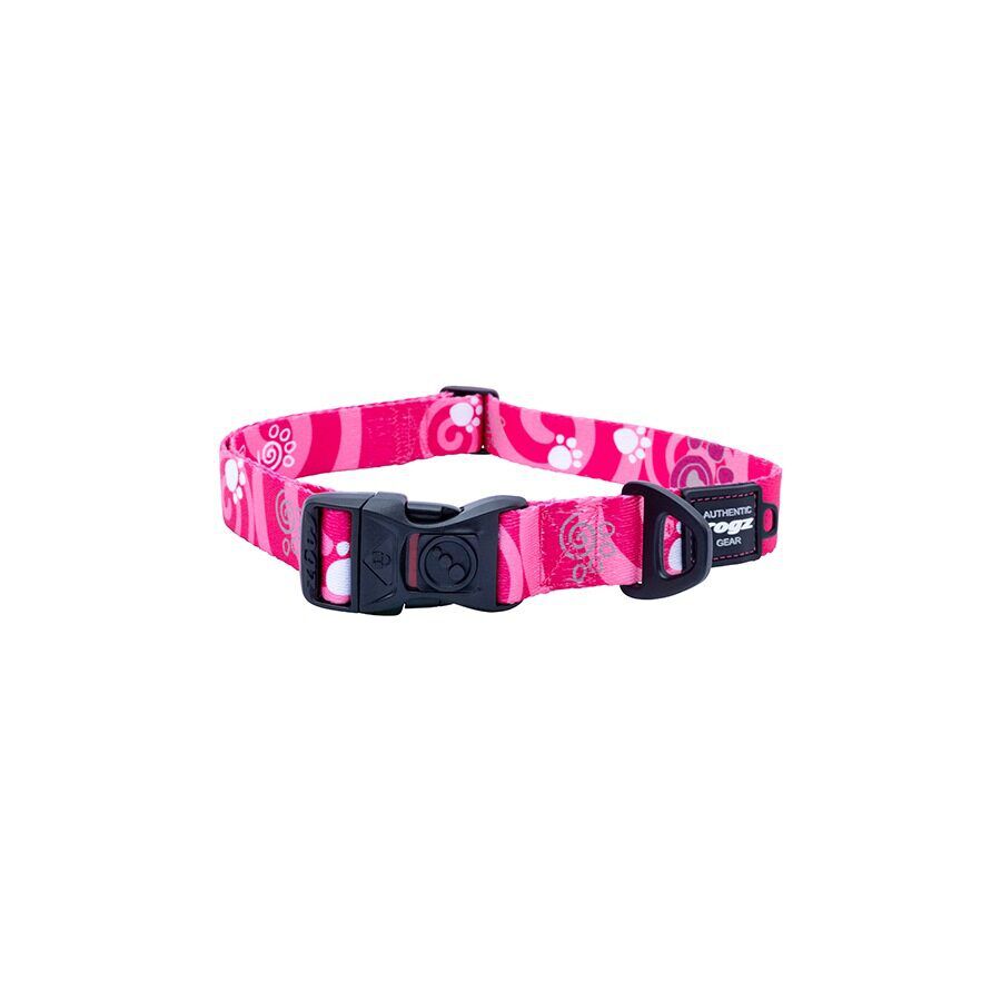 Collar para perro Rogz Fusion &ndash; Dise&ntilde;o Huellas Rosa (4 tallas), , large Imagen numero 4
