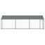 vidaXL Jaula de perros techo y puerta acero galvanizado gris 2x2x2 m, , large indicador imagen numero 15
