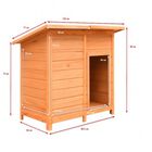 Caseta de madera para perros color Marrón, , large image number null