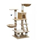 Rascador de felpa gimnasio para gatos color Beige, , large image number null