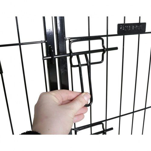 Kerbl parque de exterior negro para mascotas, , large Imagen numero 3