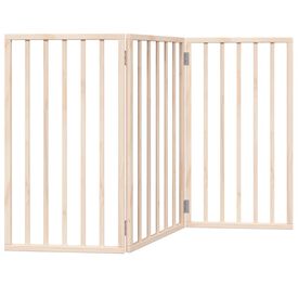 VidaXL Puerta Plegable Madera para Perros