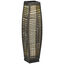 Outsunny Linterna de Jardín de Ratán Sintético Luces Solares Exterior con Luces LED Encendido/Apagado Automático para Terraza Balcón Patio 21x21x78 cm Gris, , large indicador imagen numero 1