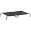 vidaXL Cama elevada para perros negra tela Oxford y acero, , large indicador imagen numero 11