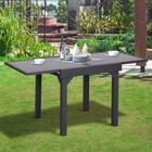 Mesa de jardín Outsunny de Aluminio color Gris, , large image number null
