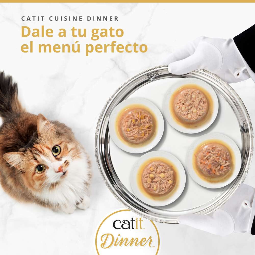 Catit Cuisine Dinner Pollo Variety Pack, 12x75g, , large Imagen numero 4