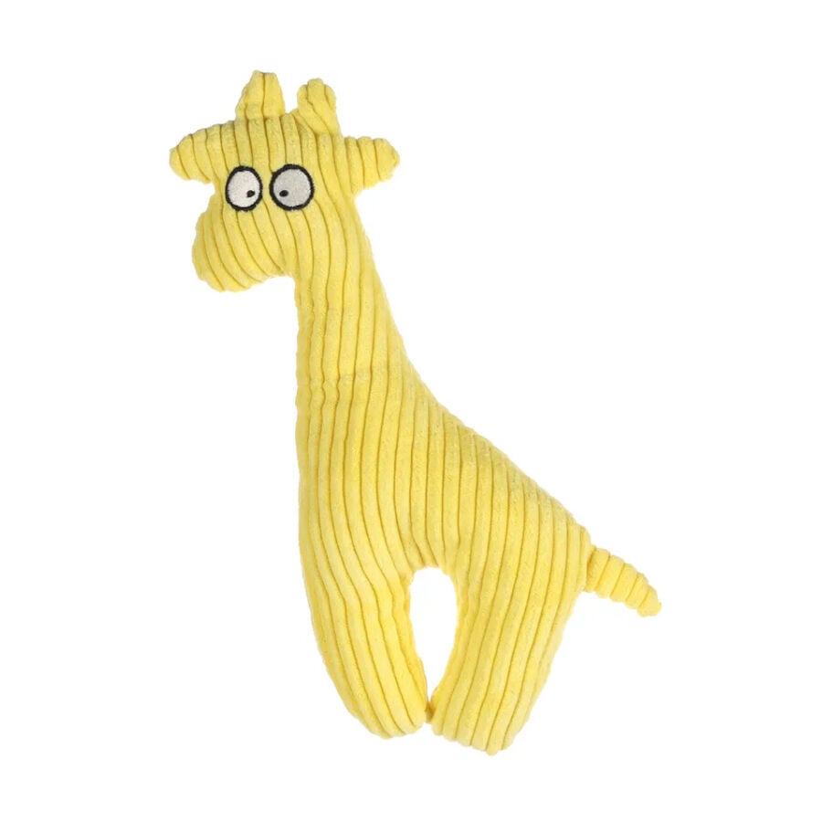 Flamingo Pebbles Jirafa de Peluche Amarilla para perros thumbnail