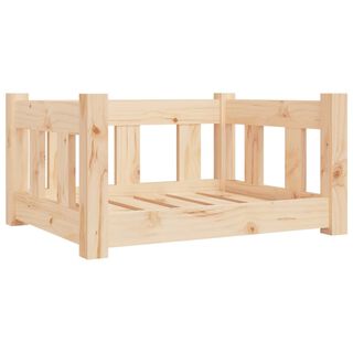 VidaXL Soporte de madera para cama para perros