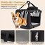 COSTWAY Transport&iacute;n para Perros Plegable, Bolsa Transporte para Gatos con Ventanas de Malla, 3 Puertas y Bolsillos Extra&iacute;bles, Portador de Viaje para Mascotas Interior y Exterior (Negro, M), , large indicador imagen numero 13