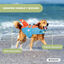 Chaleco salvavidas Mobiclinic para perros Arnés ajustable Anilla para correa Asa ligera Aleta decorativa Sharky XL, , large indicador imagen numero 5