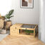 PawHut Casa para Tortugas Madera Natural, , large indicador imagen numero 2