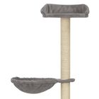 Rascador con postes de sisal para gatos color Gris, , large image number null