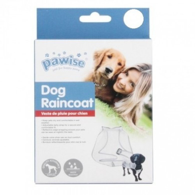 Chubasquero impermeable para perros color Transparente, , large image number null