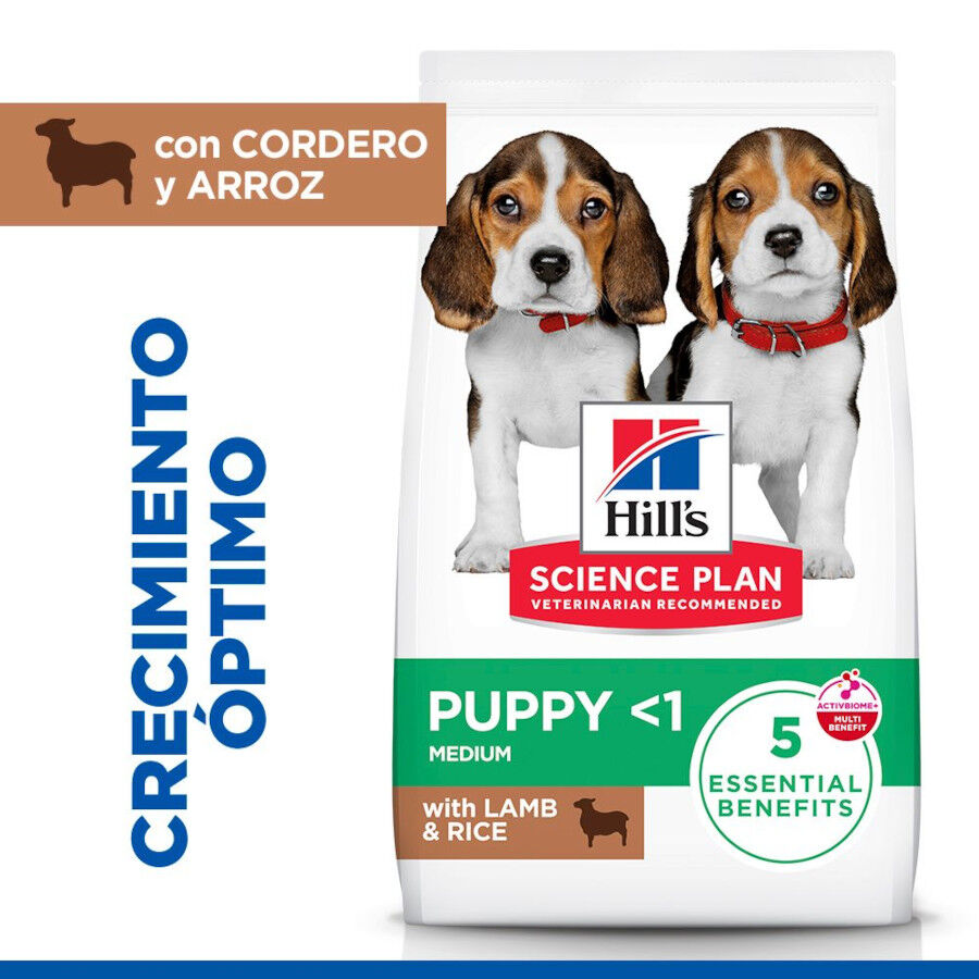 14 kg Hill's Science Plan Puppy Medium Cordero y arroz Pienso para perros, , large Imagen numero 2