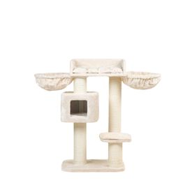 Rhrquality Rascador Devon Rex Beige Plus Para Gatos