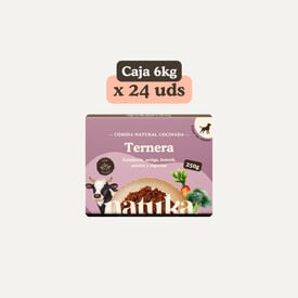 Natuka Comida Natural Men&uacute; Cocinado Ternera para perros