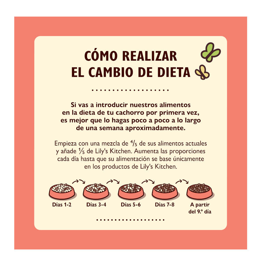 Lily&#039;s Kitchen Puppy Pollo y Salmón pienso para cachorros thumbnail