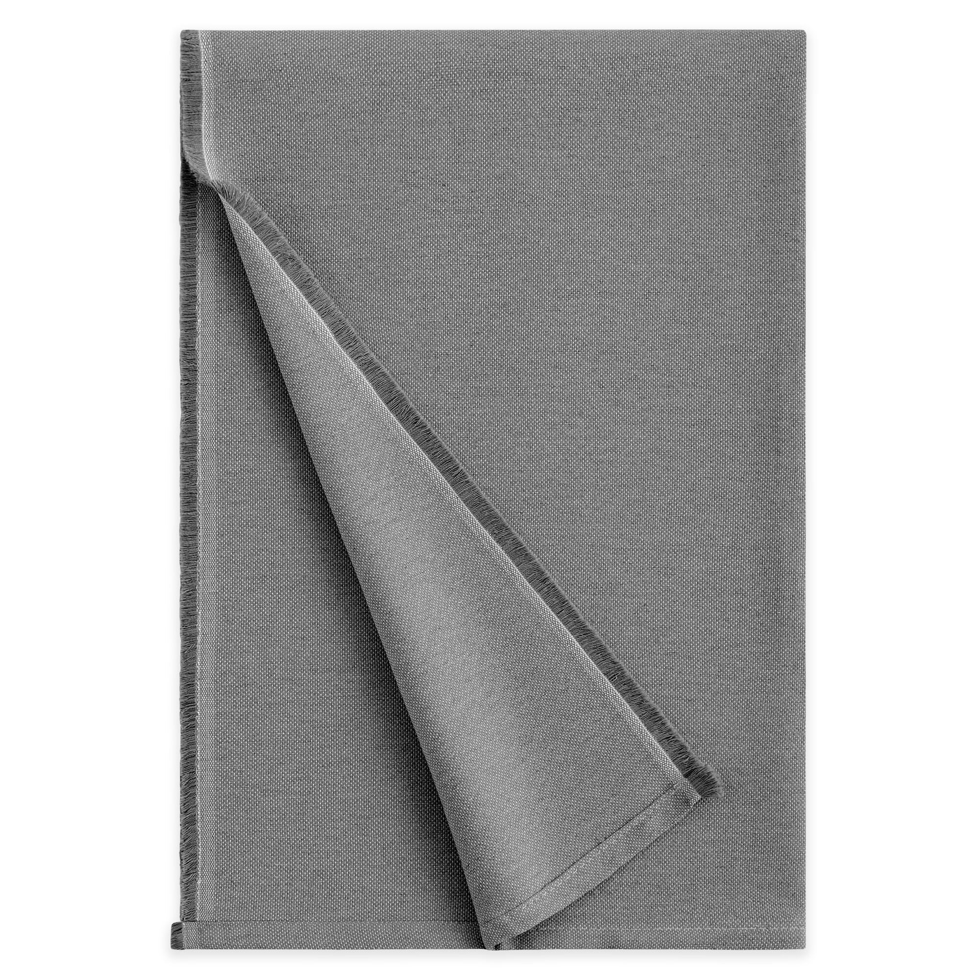 Plaid  Liso140x190 cm  Gris Oscuro, , large Imagen numero 1