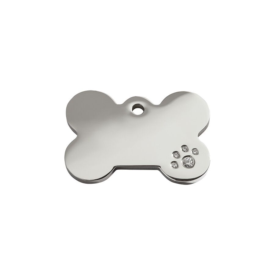 Placa identificativa Diamante Hueso para perros, , large Imagen numero 1