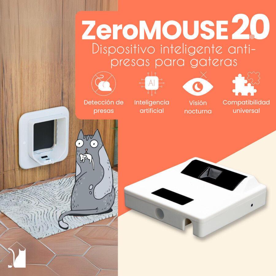 ZeroMOUSE&trade; 2.0 Dispositivo anti-presas para gateras, , large Imagen numero 2