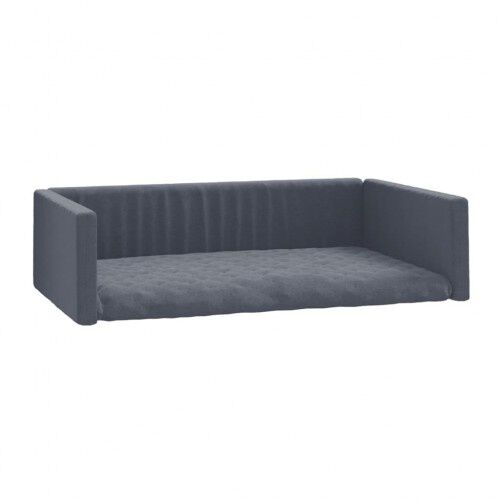 Vidaxl cama de maletero gris oscuro para perros, , large Imagen numero 1