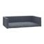 Vidaxl cama de maletero gris oscuro para perros, , large indicador imagen numero 1