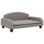 vidaXL Cama para perros de tela gris taupé 70x45x30 cm, , large indicador imagen numero 2