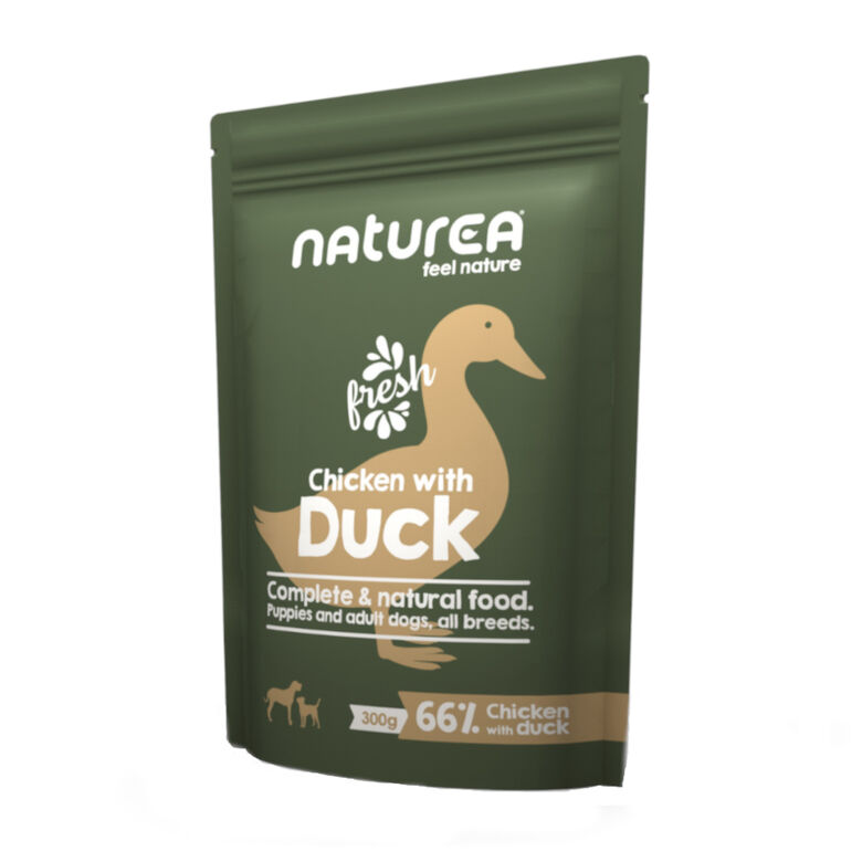 Naturea Pollo y Pato sobre para perros