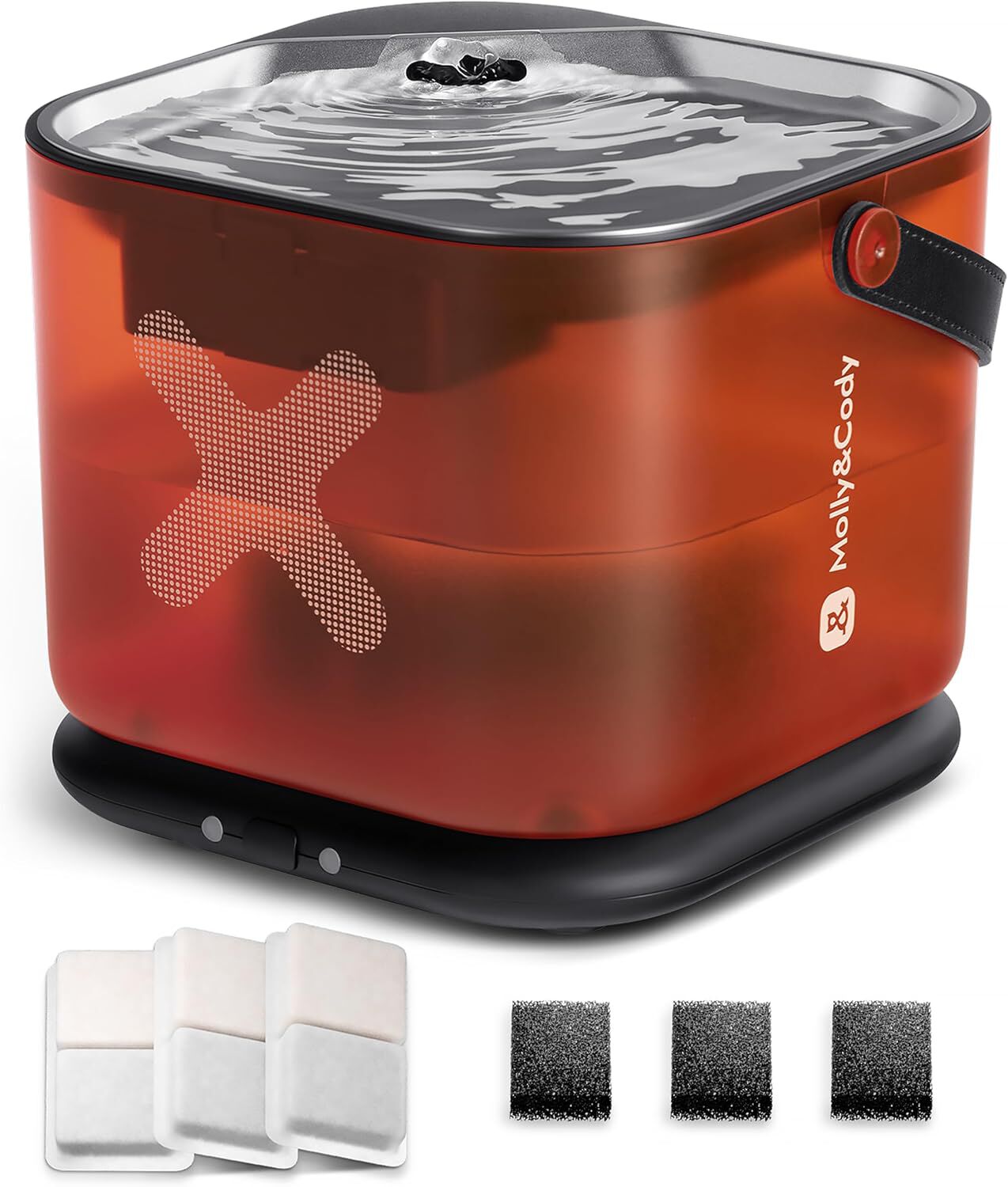 Molly&Cody Fuente de Agua Autom&aacute;tica Inal&aacute;mbrica para Gatos y Perros Peque&ntilde;os de 3 L, , large Imagen numero 1
