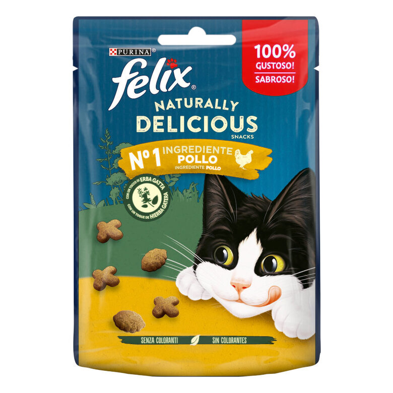 Felix Bocaditos Naturally Delicious Pollo para gatos, , large image number null