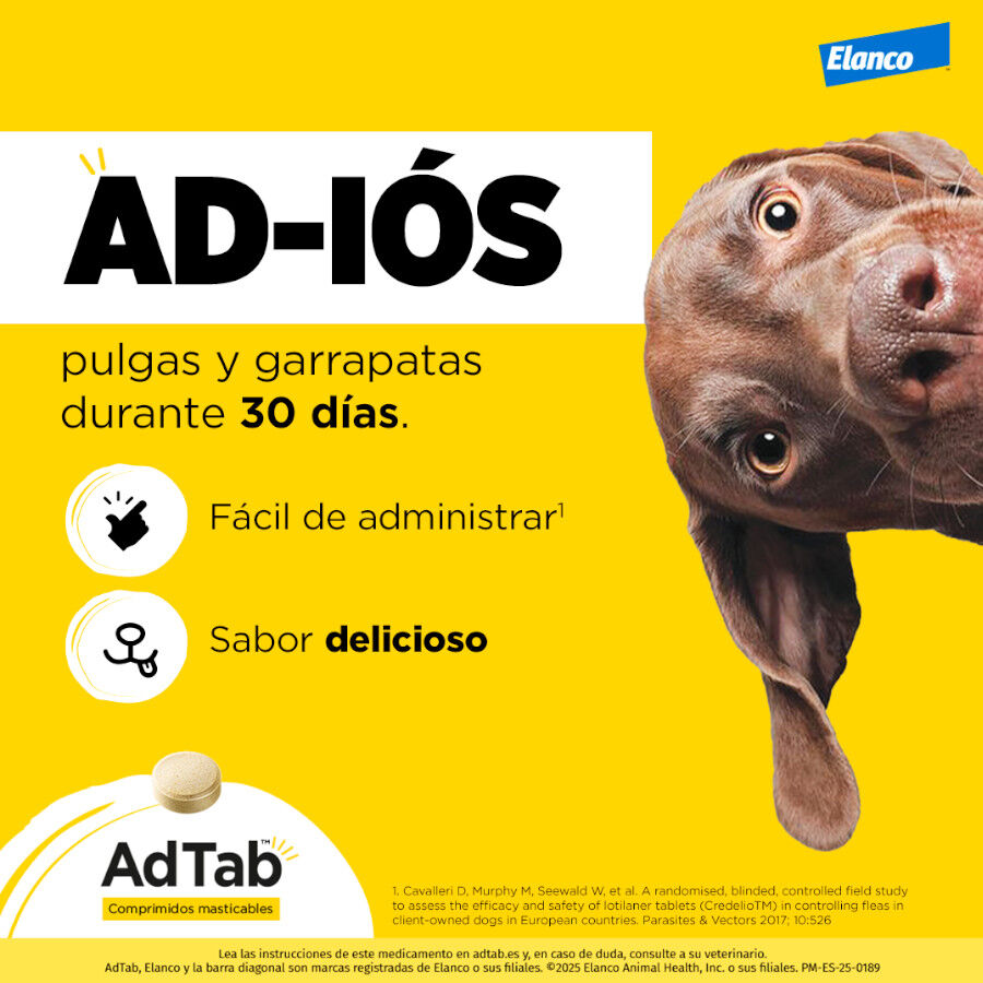 AdTab Comprimidos Masticables Antiparasitarios para perros thumbnail
