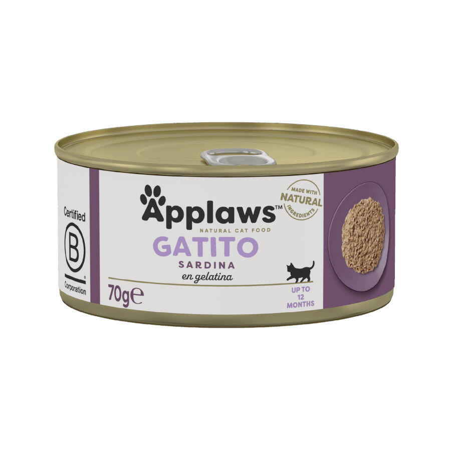 70 g Applaws Kitten Sardina Lata, , large Imagen numero 1