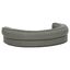 Vidaxl sof&aacute; acolchado ovalado con coj&iacute;n gris para perros, , large indicador imagen numero 10