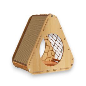 Althea Living - Casa para gatos Aurea, madera, sisal