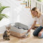 PawHut Arenero para Gatos Gris, , large indicador imagen numero 7