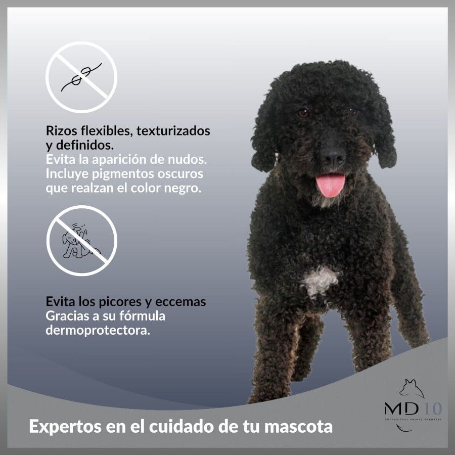 MD-10 Champú Hidratante vegano para perro de Agua Español negro thumbnail