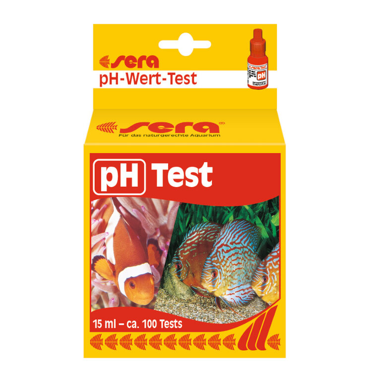 Sera test de pH test agua para acuario image number null