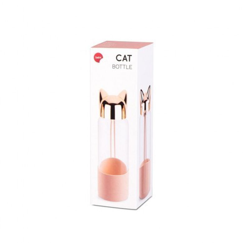 Botella Cat de viaje con forma de gato color Rosa thumbnail