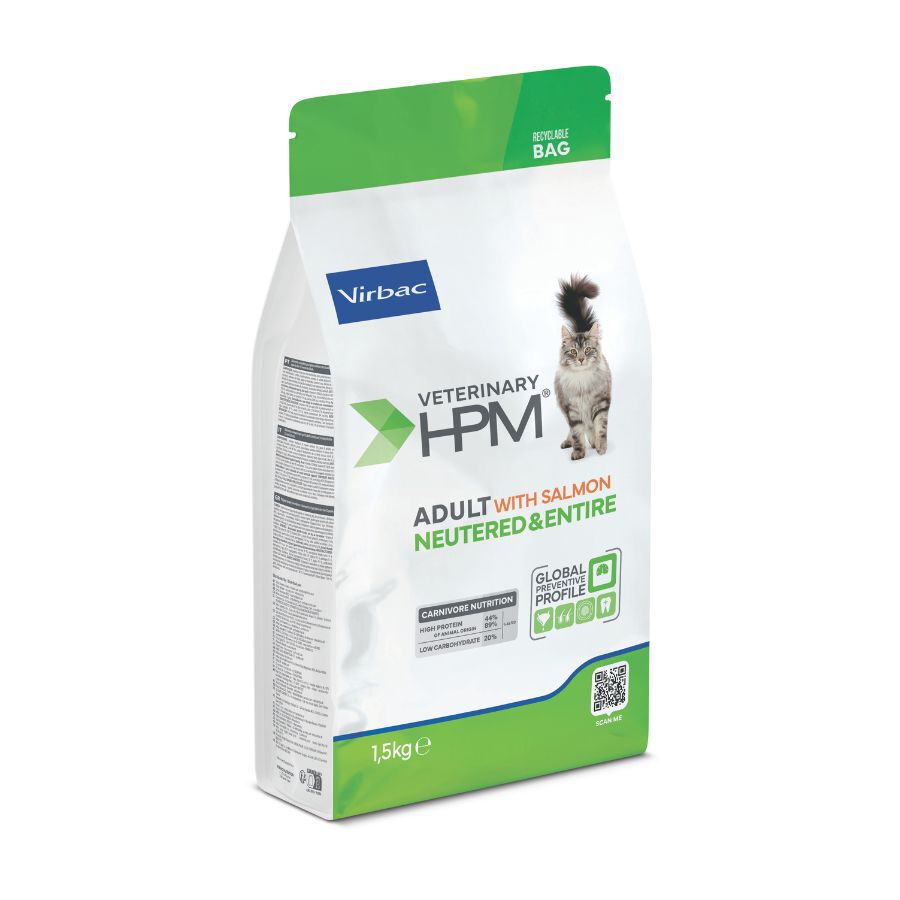 1.5 kg Virbac HPM Veterinary Pienso Salm&oacute;n para gatos adultos, , large Imagen numero 3