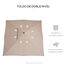 Outsunny Sombrilla de Jardín 3x3x3 m Parasol de Jardín de Bambú con Doble Techo Sistema de Polea Impermeable para Terraza Balcón Exterior Beige, , large indicador imagen numero 5